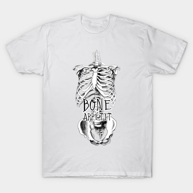 Bone Appétit T-Shirt by Batg1rl